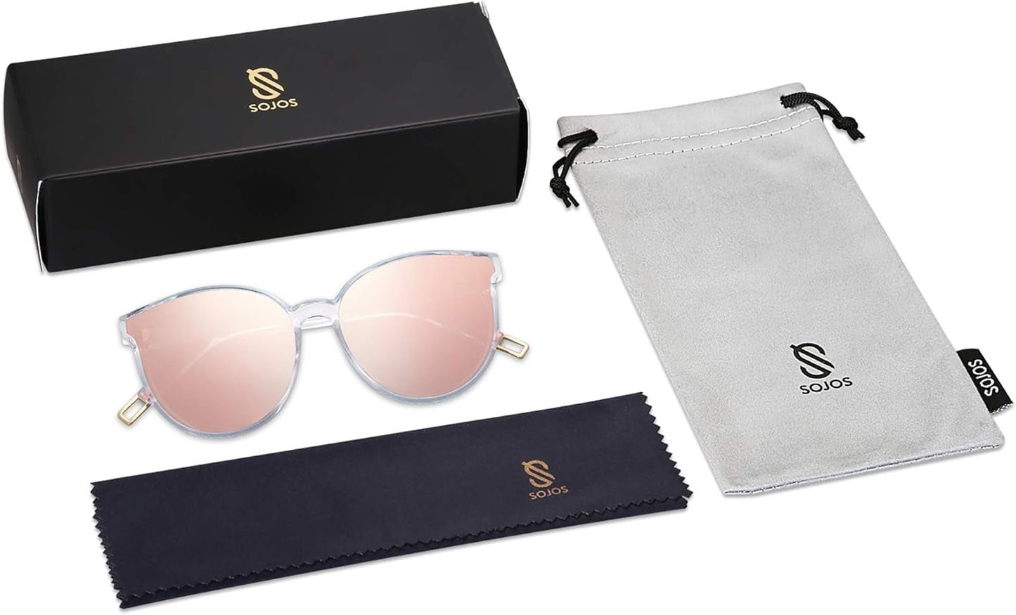 Oversized round Sunglasses for Women and Men - WORLD TIME VISITS