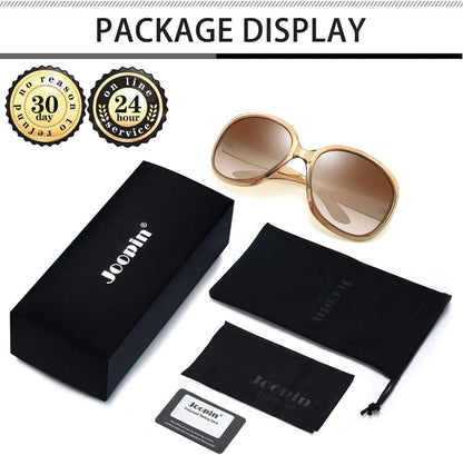 Oversized Sunglasses Womens Trendy Polarized Large Driving Sun Glasses Ladies UV Protective Big Sunnies Shades - WORLD TIME VISITS