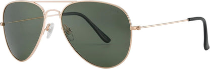 Polarized Aviator Sunglasses for Women Men, UV400 Protection Lens and Lightweight Metal Pilot Frame - WORLD TIME VISITS