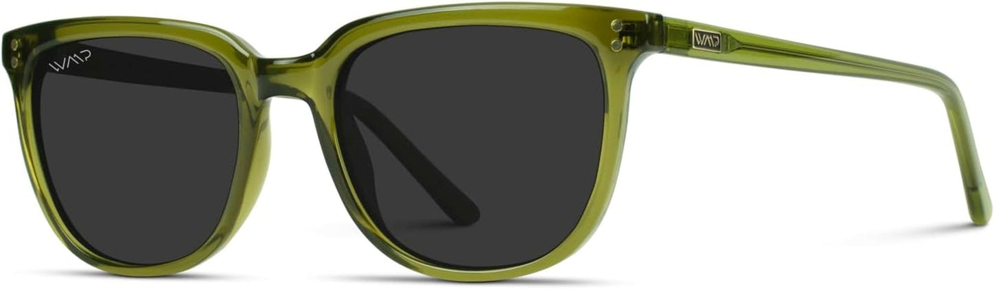Polarized Classic Retro Flat Square Unisex Sunglasses - WORLD TIME VISITS