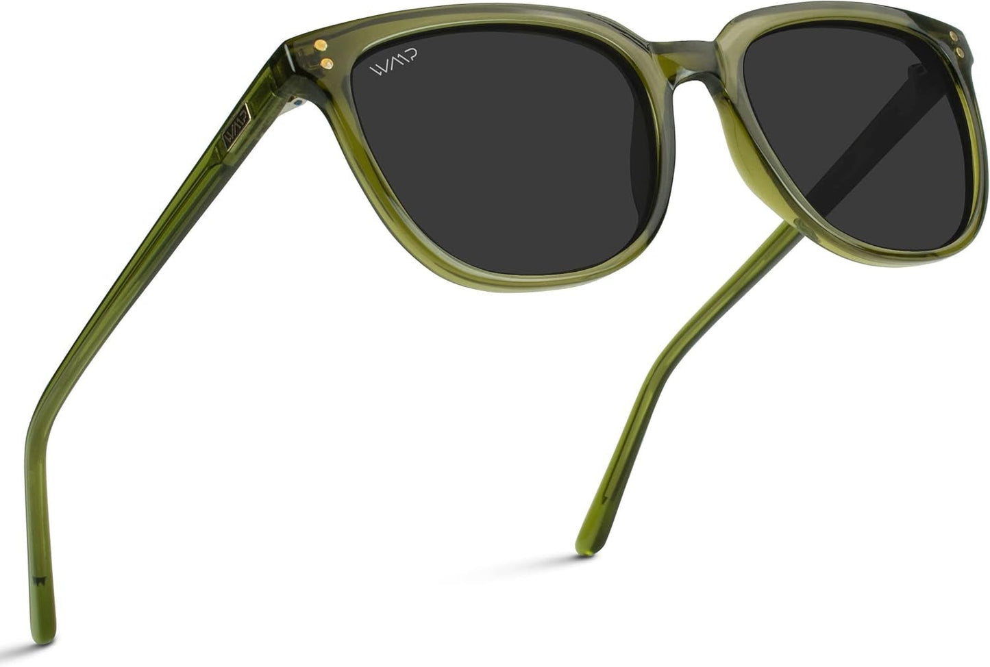 Polarized Classic Retro Flat Square Unisex Sunglasses - WORLD TIME VISITS
