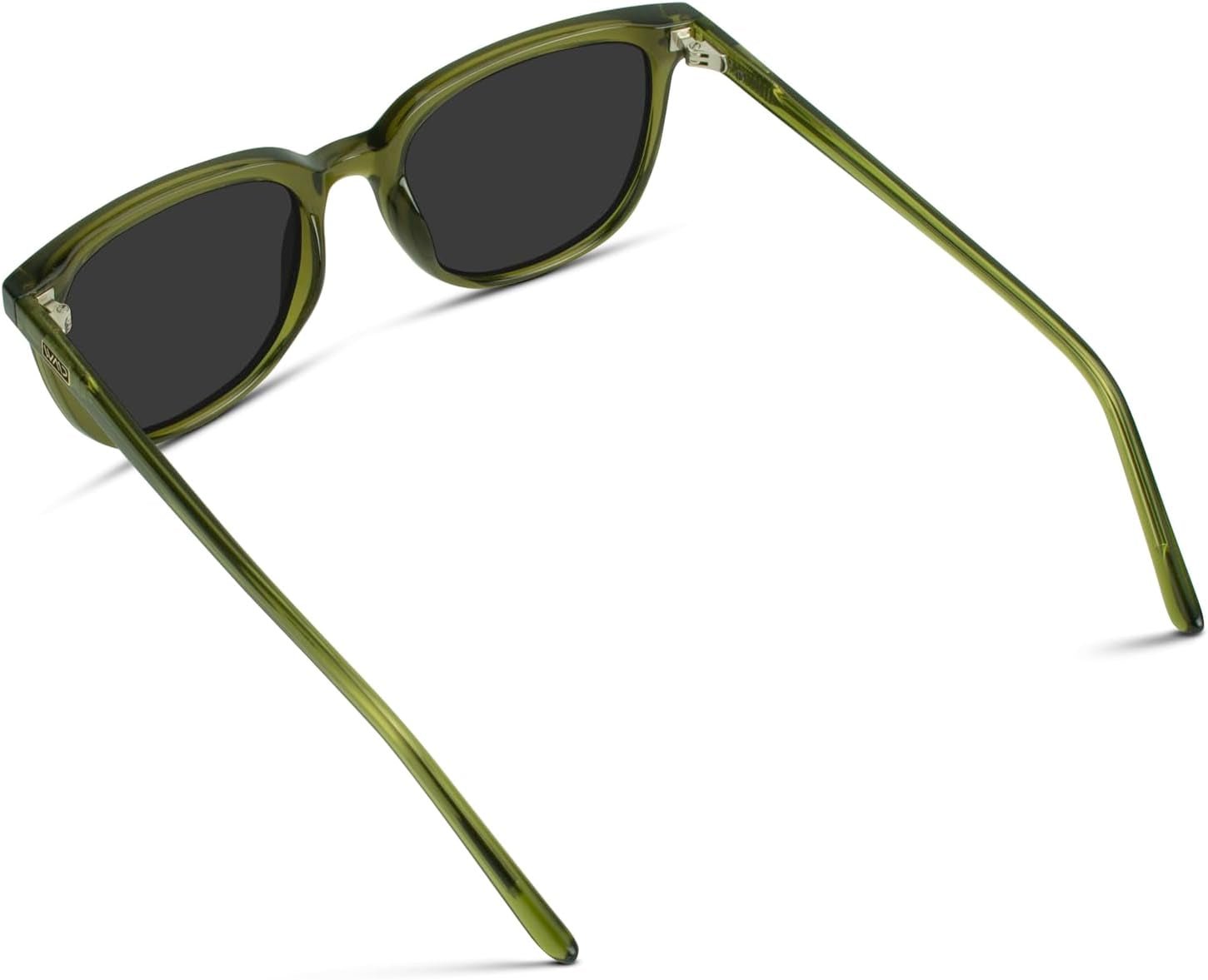 Polarized Classic Retro Flat Square Unisex Sunglasses - WORLD TIME VISITS