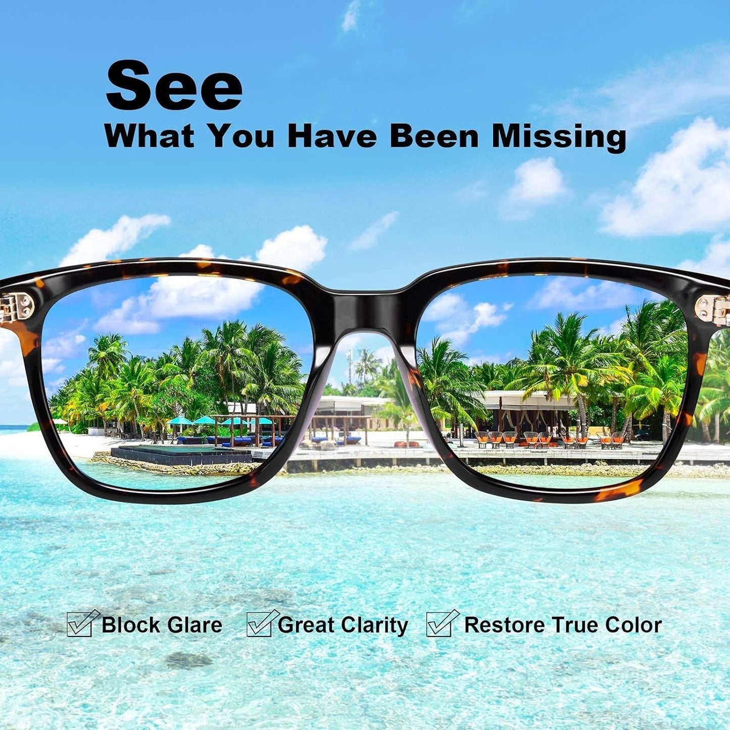 Polarized Men'S Sunglasses UV400 Protection for Driving Fishing Hiking Golf Outdoor Sport Glasses - WORLD TIME VISITS