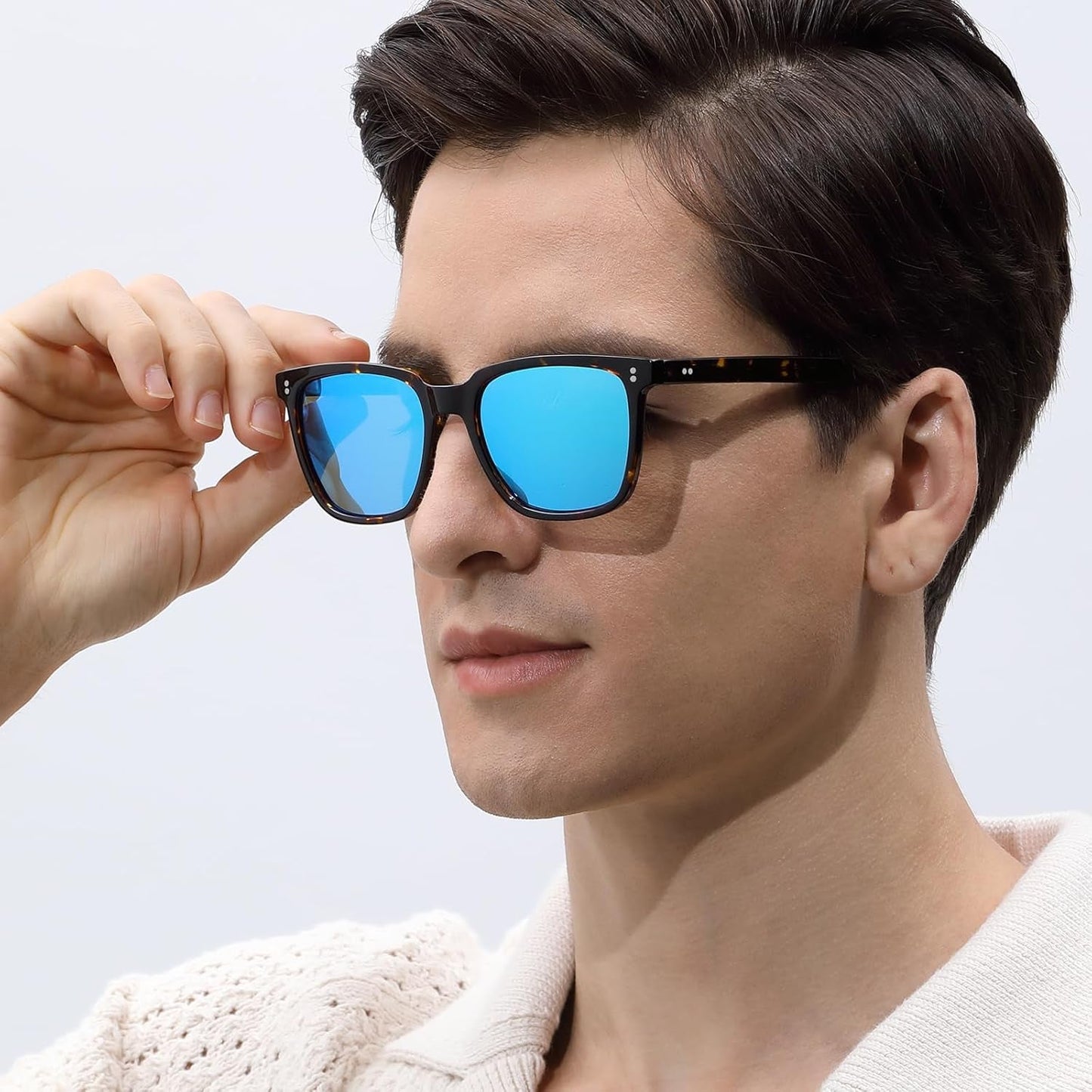 Polarized Men'S Sunglasses UV400 Protection for Driving Fishing Hiking Golf Outdoor Sport Glasses - WORLD TIME VISITS