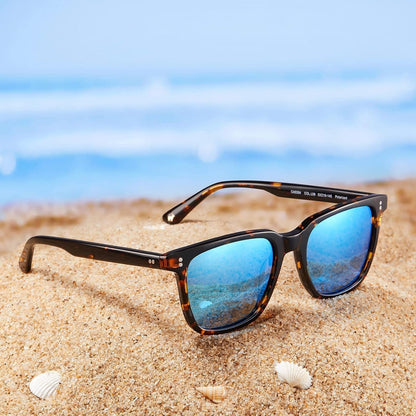 Polarized Men'S Sunglasses UV400 Protection for Driving Fishing Hiking Golf Outdoor Sport Glasses - WORLD TIME VISITS