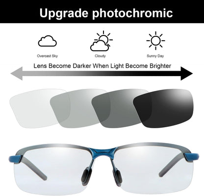 Polarized Photochromic Driving Z87 Sunglasses for Men Women Day and Night Safety Glasses - WORLD TIME VISITS
