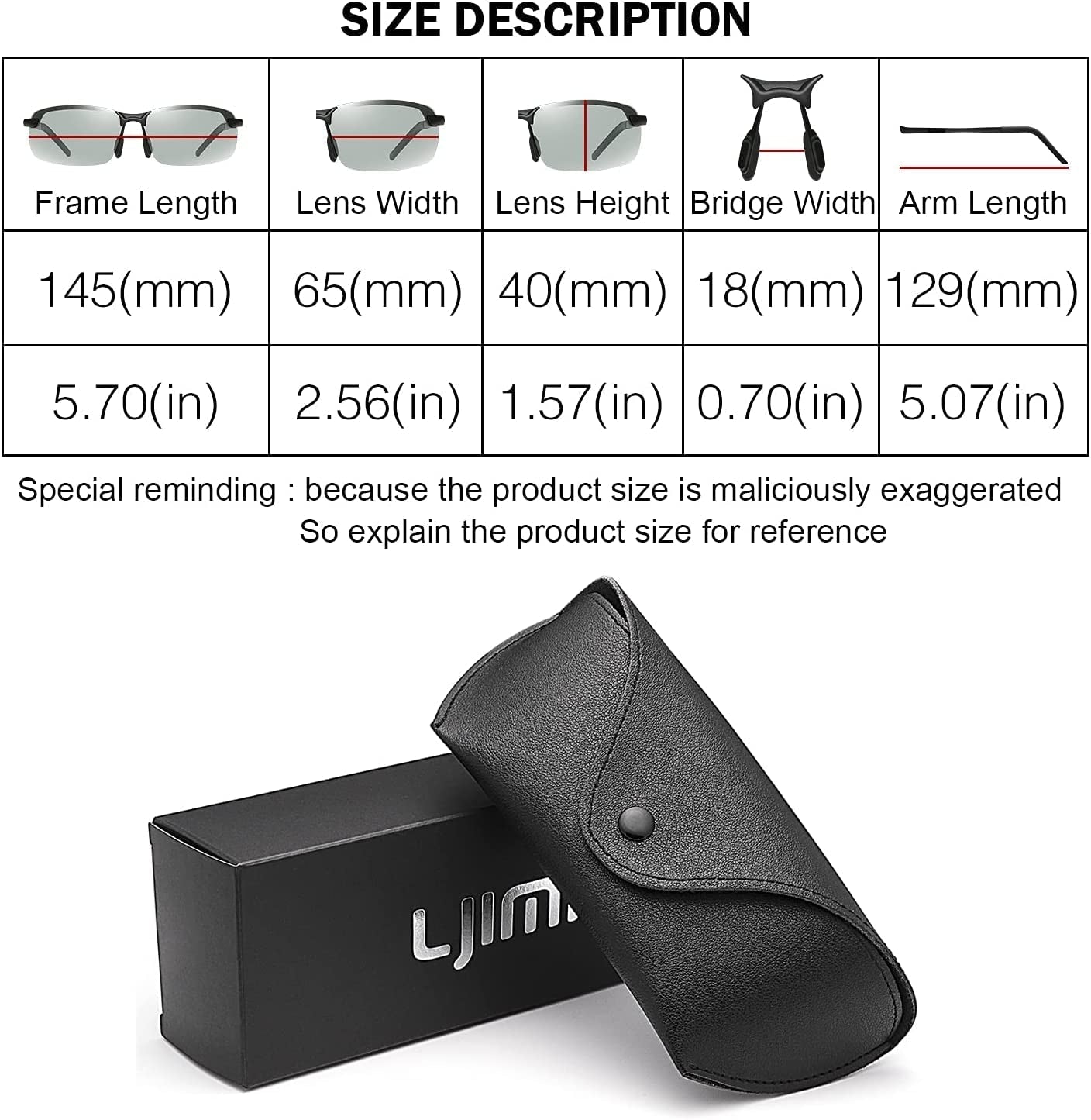 Polarized Photochromic Driving Z87 Sunglasses for Men Women Day and Night Safety Glasses - WORLD TIME VISITS