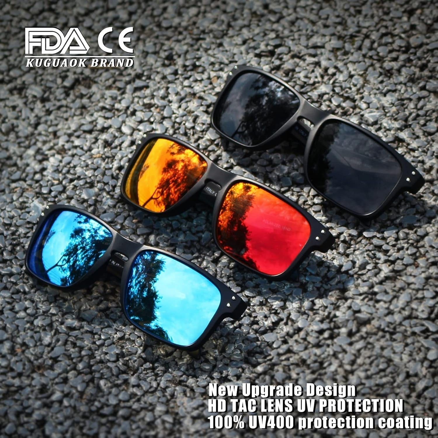 Polarized Square Sunglasses for Men and Women Matte Finish Sun Glasses UV Protection Glasses - WORLD TIME VISITS