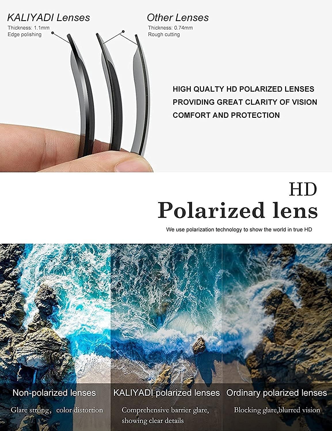 Polarized Sunglasses for Men and Women Matte Finish Sun Glasses Color Mirror Lens UV Blocking (3 Pack) - WORLD TIME VISITS