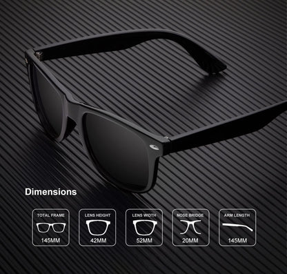 Polarized Sunglasses for Men and Women Matte Finish Sun Glasses Color Mirror Lens UV Blocking (3 Pack) - WORLD TIME VISITS