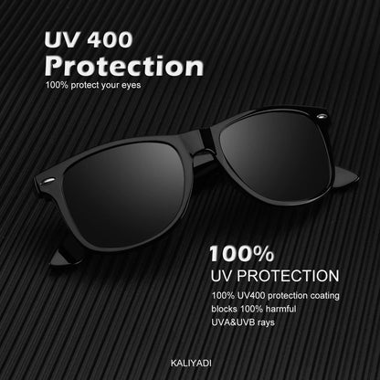 Polarized Sunglasses for Men and Women Matte Finish Sun Glasses Color Mirror Lens UV Blocking (3 Pack) - WORLD TIME VISITS