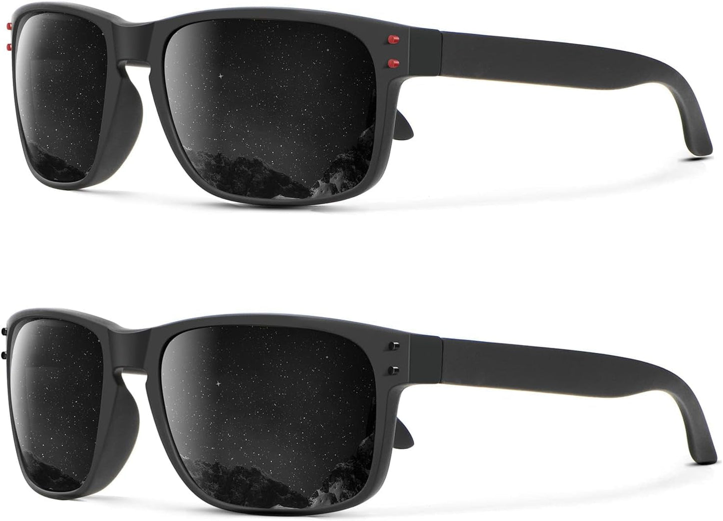 Polarized Sunglasses for Men and Women Vintage Style Sun Glasses for Fishing Running Driving with UV Protection - WORLD TIME VISITS