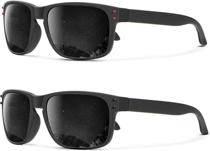 Polarized Sunglasses for Men and Women Vintage Style Sun Glasses for Fishing Running Driving with UV Protection - WORLD TIME VISITS