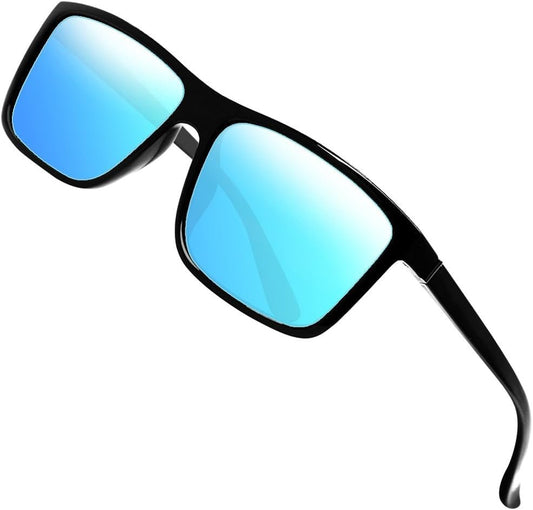 Polarized Sunglasses for Men Driving Mens Sunglasses Rectangular Vintage Sun Glasses for Men/Women - WORLD TIME VISITS