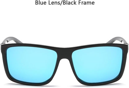 Polarized Sunglasses for Men Driving Mens Sunglasses Rectangular Vintage Sun Glasses for Men/Women - WORLD TIME VISITS