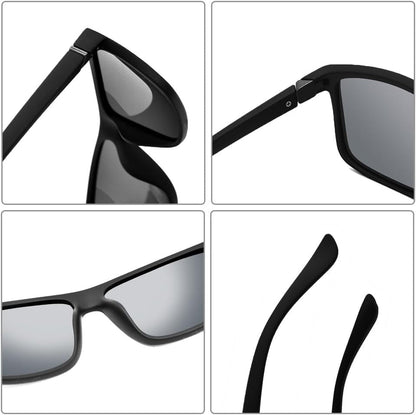 Polarized Sunglasses for Men Driving Mens Sunglasses Rectangular Vintage Sun Glasses for Men/Women - WORLD TIME VISITS