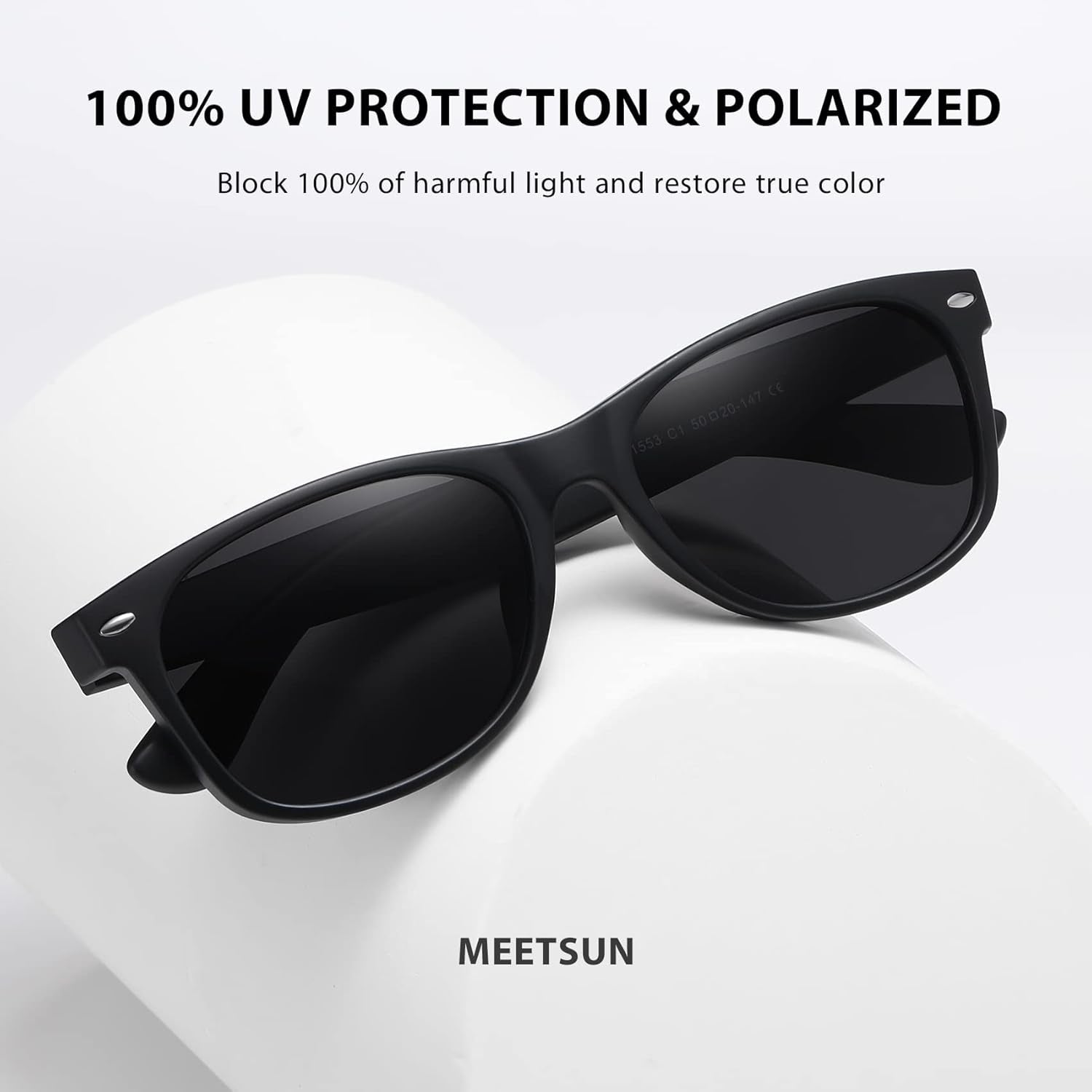 Polarized Sunglasses for Men Women Classic Retro Sun Glasses for Driving UV Protection - WORLD TIME VISITS