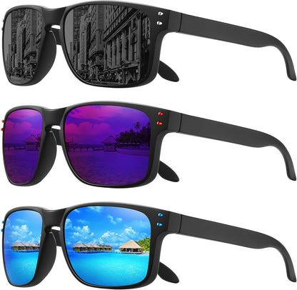 Polarized Sunglasses for Men Women Sports Driving Fishing Glasses UV400 Protection - WORLD TIME VISITS