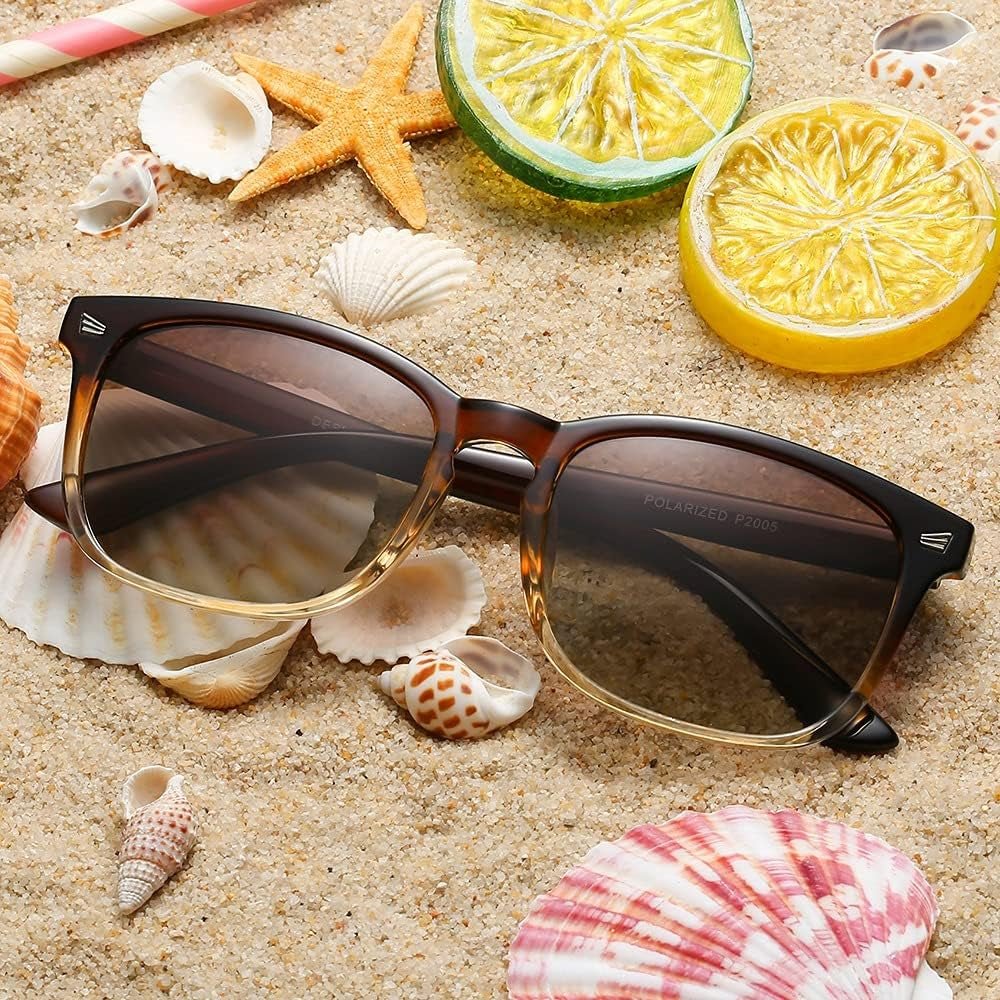 Polarized Sunglasses for Women Classic Retro Style UV400 Protection - WORLD TIME VISITS