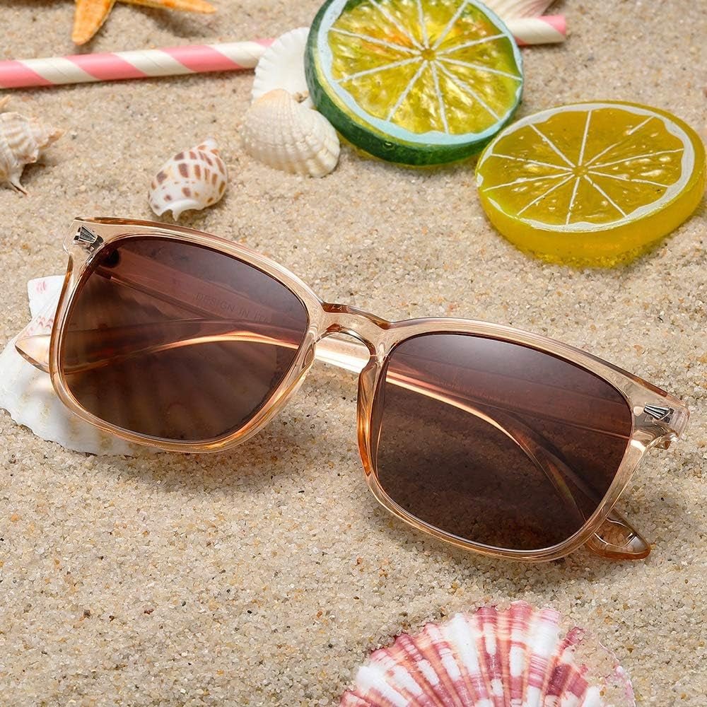 Polarized Sunglasses for Women Classic Retro Style UV400 Protection - WORLD TIME VISITS