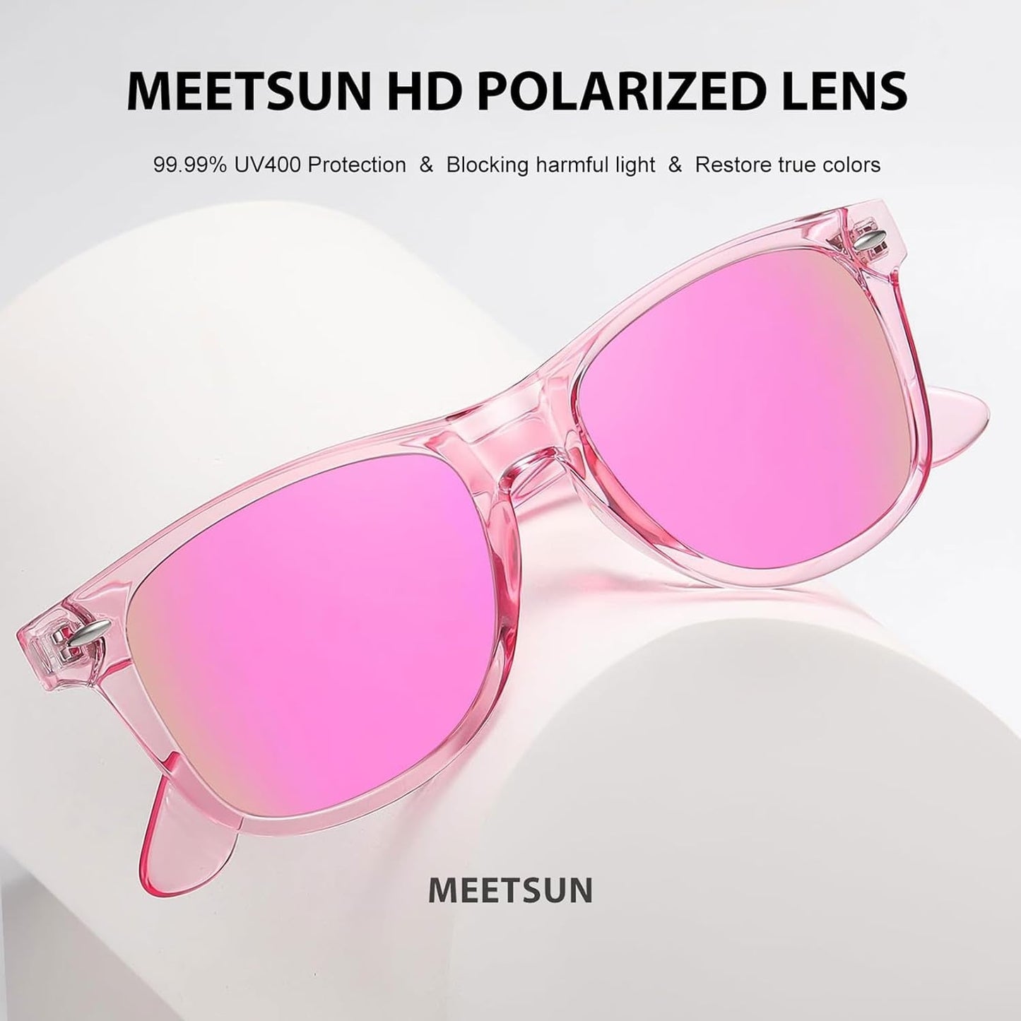Polarized Sunglasses for Women Men Classic Retro Trendy Driving Sun Glasses UV400 Protection (3 Pack) - WORLD TIME VISITS
