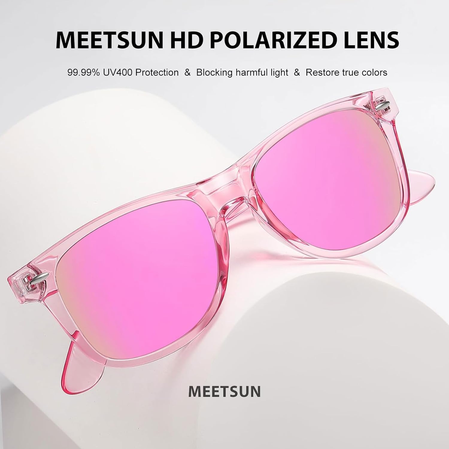 Polarized Sunglasses for Women Men Classic Retro Trendy Driving Sun Glasses UV400 Protection (3 Pack) - WORLD TIME VISITS