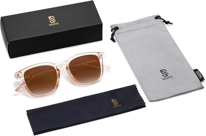 Polarized Sunglasses for Women Men Classic Vintage Style Shades - WORLD TIME VISITS