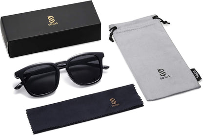 Polarized Sunglasses for Women Men Classic Vintage Style Shades - WORLD TIME VISITS