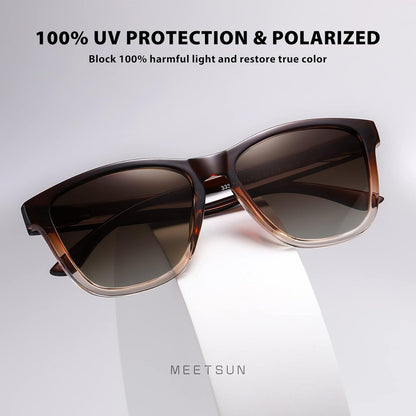 Polarized Sunglasses for Women Men Trendy Classic Retro Designer Style Fashion UV400 Protection - WORLD TIME VISITS