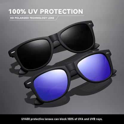 Polarized Sunglasses Womens Men - Sun Glasses Fashion Trendy Driving Fishing UV Blocking UV400 Protection - WORLD TIME VISITS