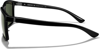 Rectangular Polarized Sports Sunglasses for Men Women Cycling Driving Fishing UV400 Protection S8225 - WORLD TIME VISITS