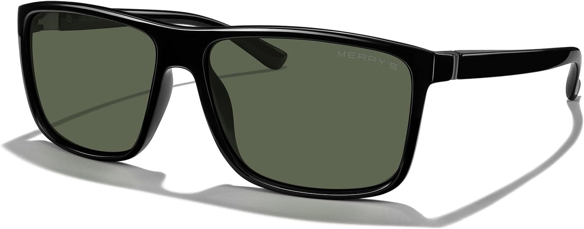 Rectangular Polarized Sports Sunglasses for Men Women Cycling Driving Fishing UV400 Protection S8225 - WORLD TIME VISITS