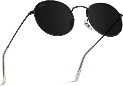 ' - Reflective Lens round Trendy Sunglasses - WORLD TIME VISITS