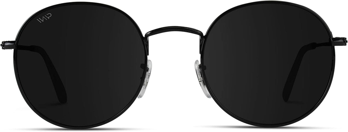 ' - Reflective Lens round Trendy Sunglasses - WORLD TIME VISITS