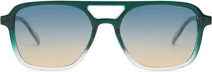 Retro Aviator Sunglasses for Women Men,Trendy Rectangle Womens Mens Shades Sun Glasses SJ2202 - WORLD TIME VISITS