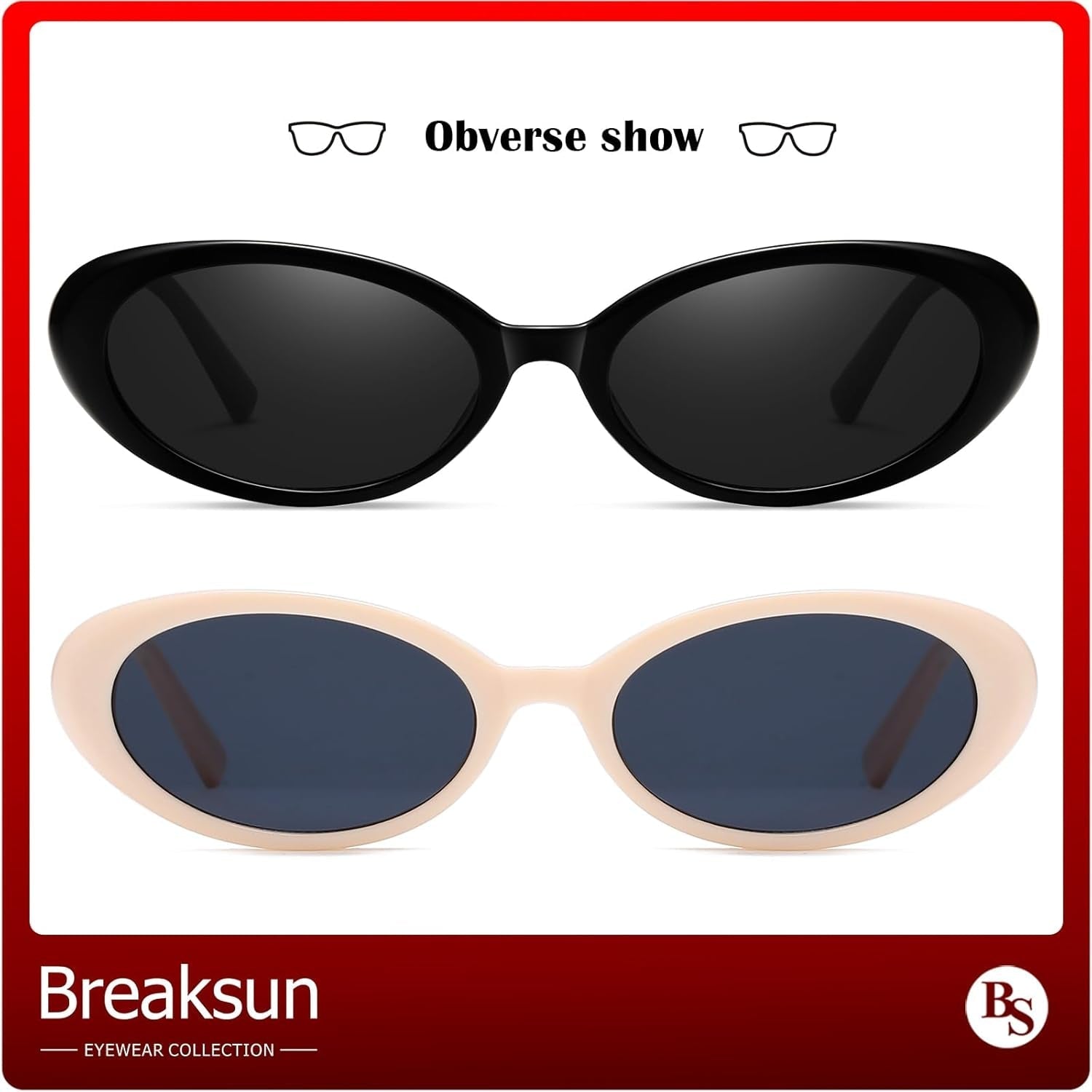 Retro Oval Sunglasses for Women Men Fashion Small Oval Sunglasses 90S Vintage Shades - WORLD TIME VISITS