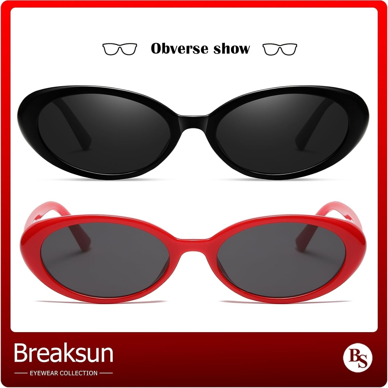 Retro Oval Sunglasses for Women Men Fashion Small Oval Sunglasses 90S Vintage Shades - WORLD TIME VISITS