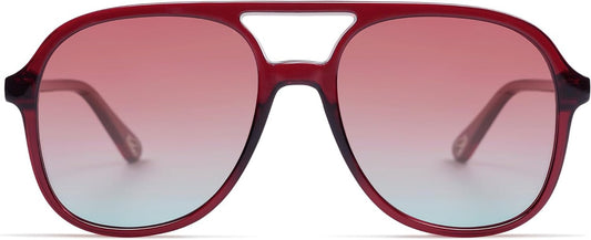 Retro Polarized Aviator Sunglasses for Women Men Classic 70S Vintage Trendy Square Aviators SJ2174 - WORLD TIME VISITS