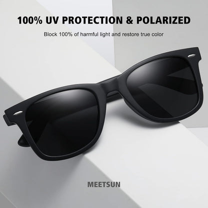 Retro Polarized Sunglasses for Women Men Classic Mirror Lens Driving Trendy Sun Glasses UV Protection (3 Pack) - WORLD TIME VISITS