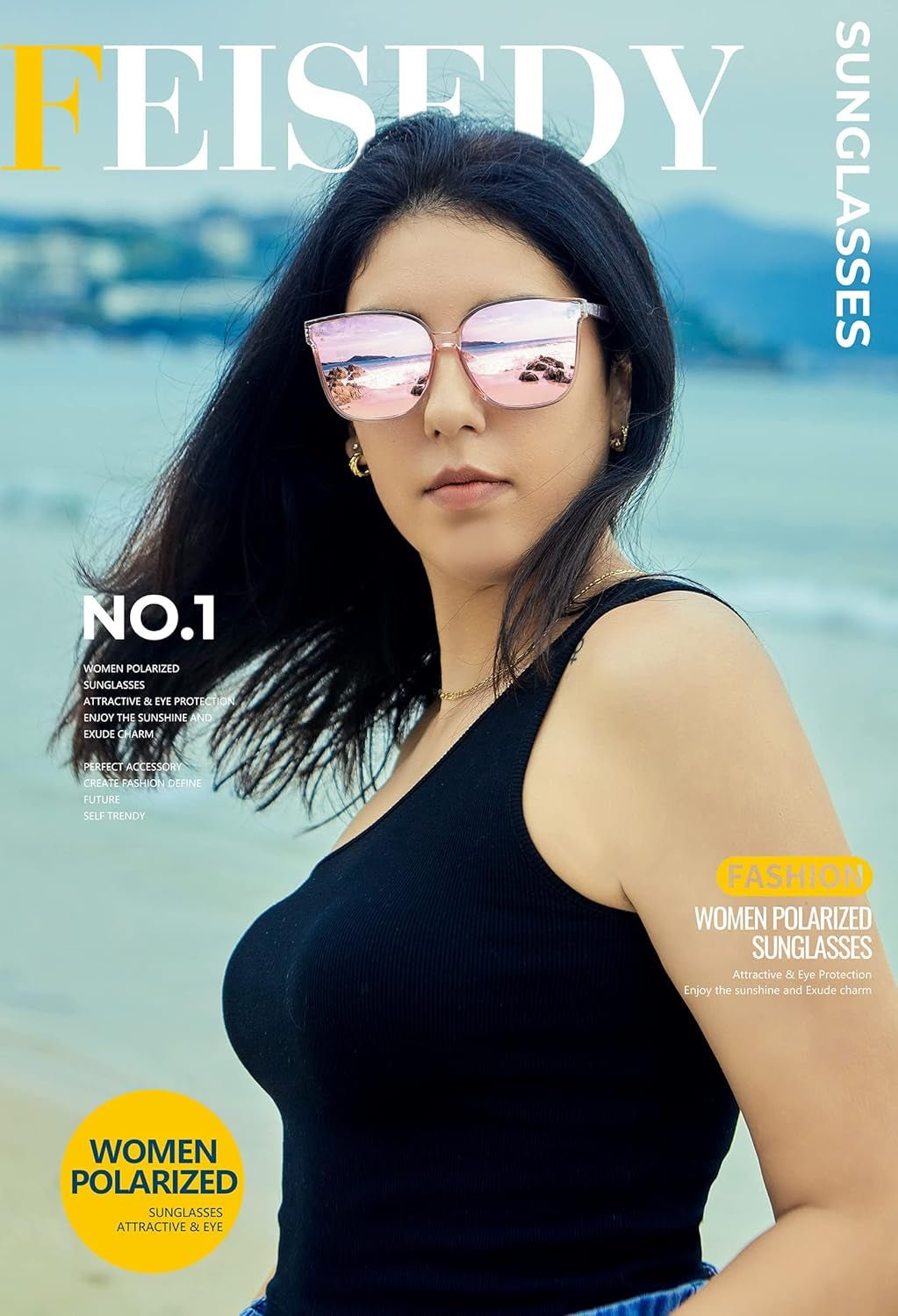 Retro Square Polarized Sunglasses Women Men Vintage Minimalist Shades B2600 - WORLD TIME VISITS
