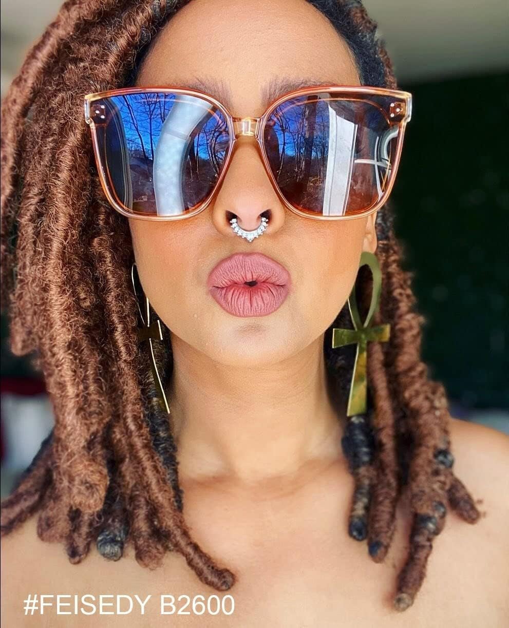 Retro Square Polarized Sunglasses Women Men Vintage Minimalist Shades B2600 - WORLD TIME VISITS