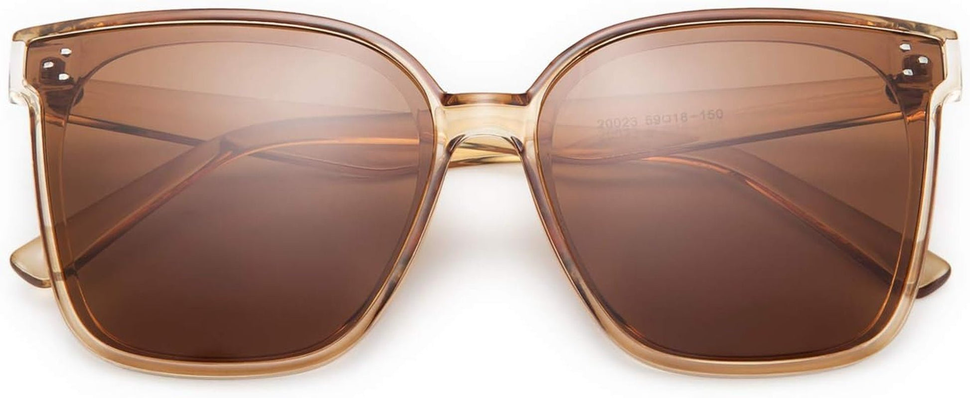 Retro Square Polarized Sunglasses Women Men Vintage Minimalist Shades B2600 - WORLD TIME VISITS