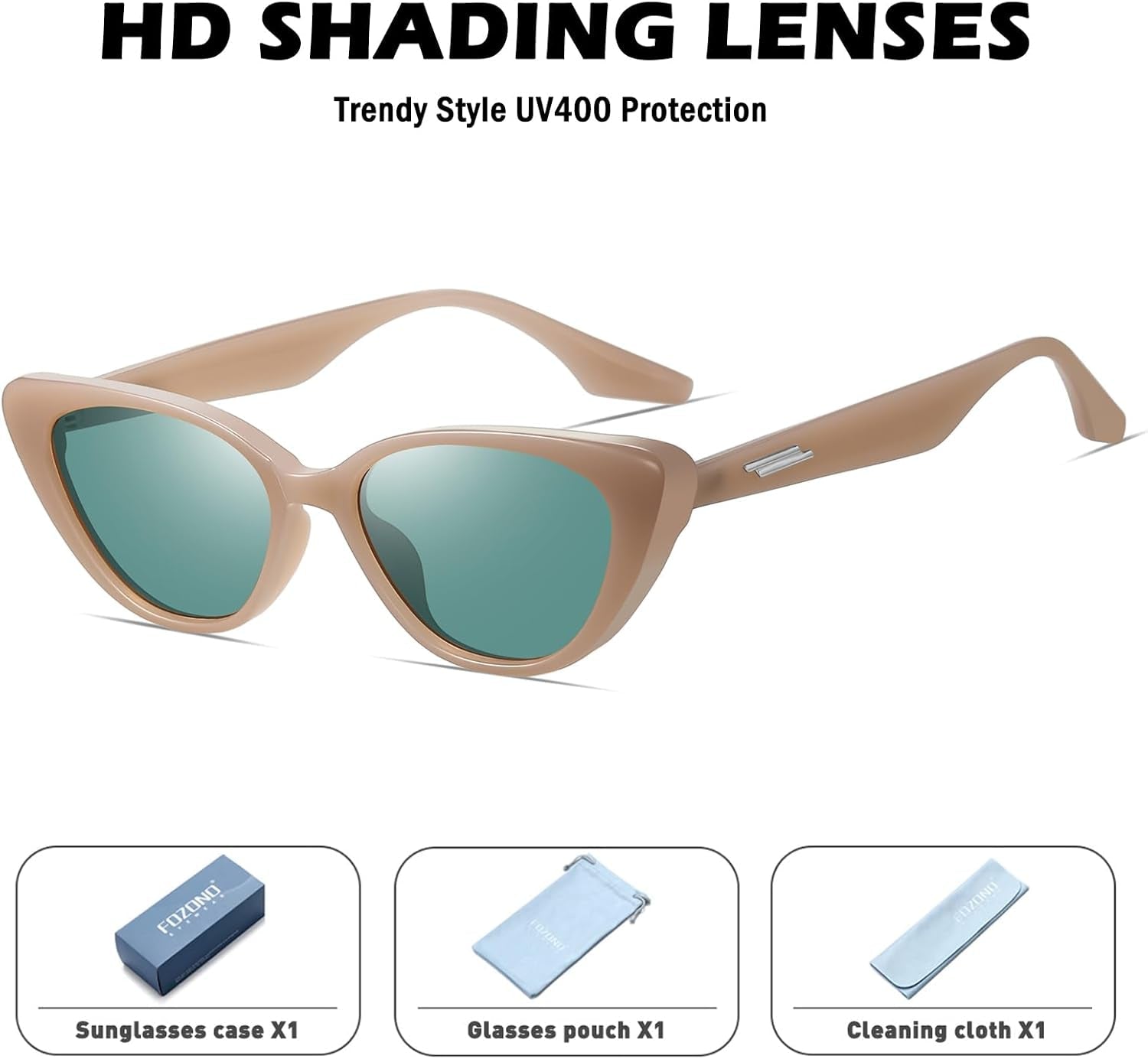 Retro Vintage Narrow Cat Eye Sunglasses for Women 90S Small Chic Style Trendy Sunnies UV400 Protection FZN7514 - WORLD TIME VISITS