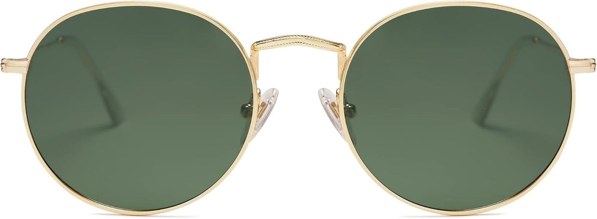 Small round Polarized Sunglasses for Women Men Classic Vintage Retro Shades UV400 - WORLD TIME VISITS