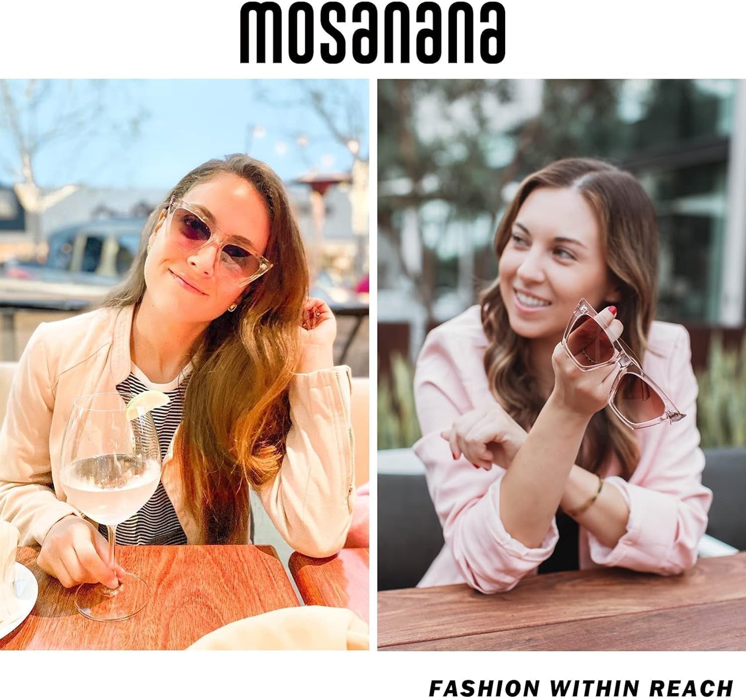 Square Cat Eye Sunglasses for Women Trendy Style Model - Shine - WORLD TIME VISITS