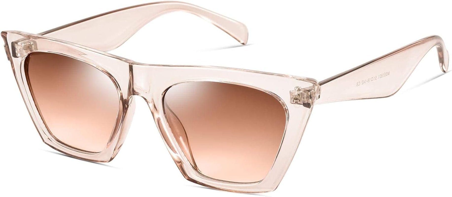 Square Cat Eye Sunglasses for Women Trendy Style Model - Shine - WORLD TIME VISITS