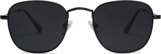 Square Polarized Sunglasses for Men Women Classic Vintage Retro Style - WORLD TIME VISITS