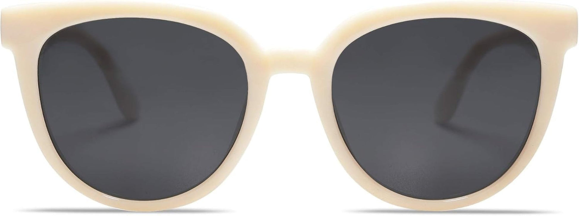 Trendy Cat Eye round Polarized Sunglasses for Women Fashion UV Protection Sunnies Sunglasses SJ2175 - WORLD TIME VISITS