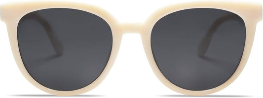 Trendy Cat Eye round Polarized Sunglasses for Women Fashion UV Protection Sunnies Sunglasses SJ2175 - WORLD TIME VISITS
