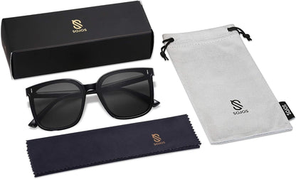 Trendy Oversized Sunglasses for Women and Men - WORLD TIME VISITS
